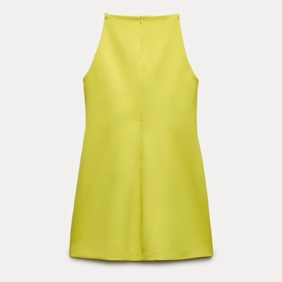 NWT Zara Green halter dress - Picture 2 of 5